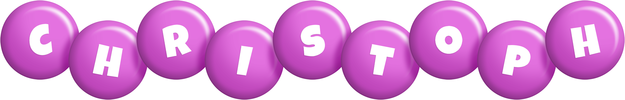 Christoph candy-purple logo