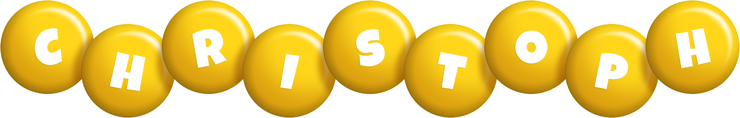 Christoph candy-yellow logo