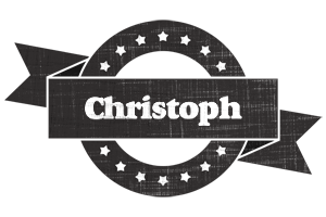 Christoph grunge logo