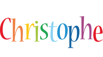 Christophe birthday logo