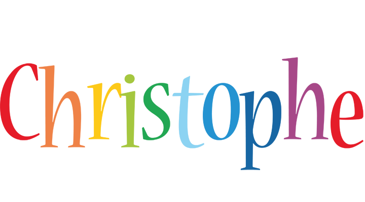 Christophe birthday logo