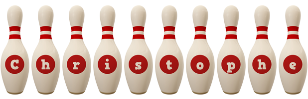 Christophe bowling-pin logo