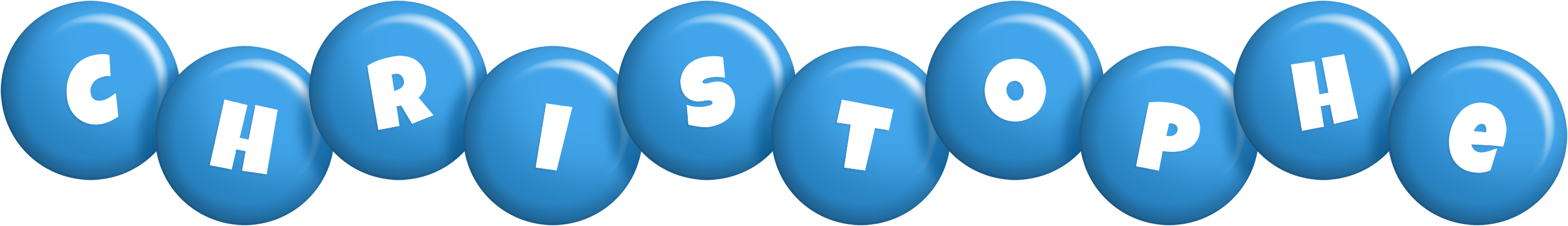 Christophe candy-blue logo