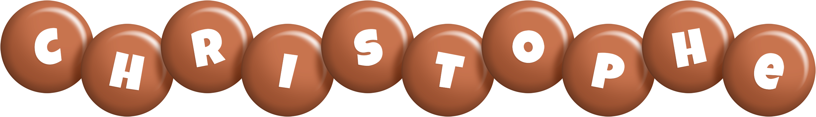 Christophe candy-brown logo