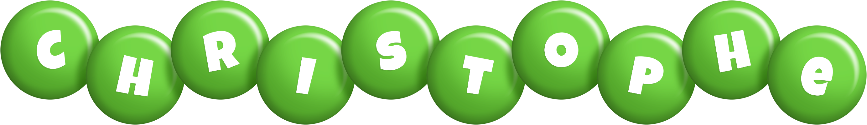 Christophe candy-green logo