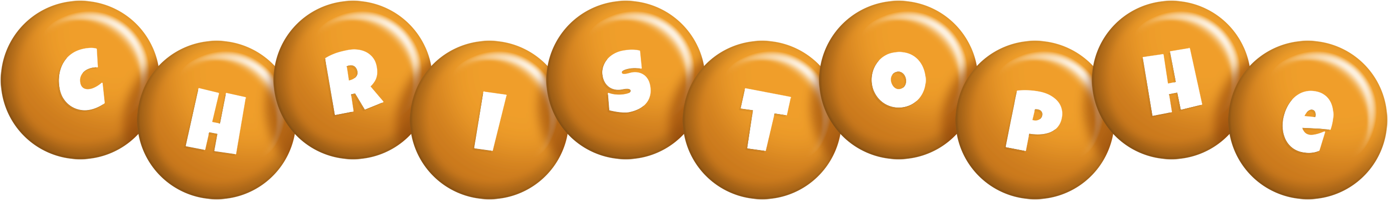 Christophe candy-orange logo