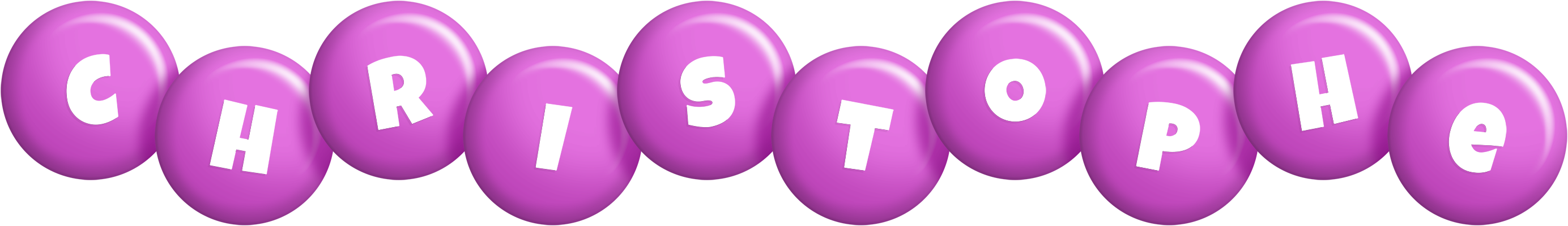 Christophe candy-purple logo