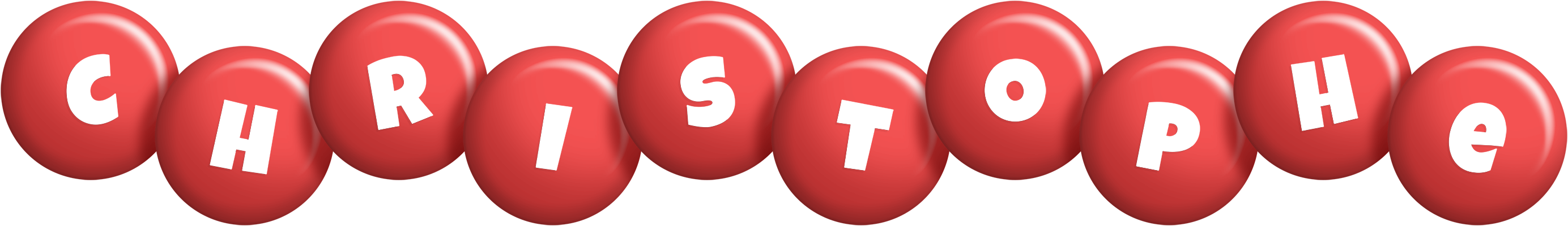 Christophe candy-red logo