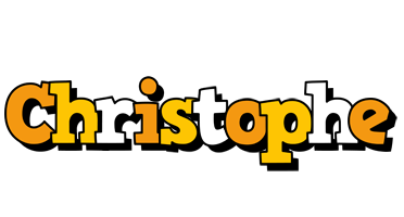 Christophe cartoon logo