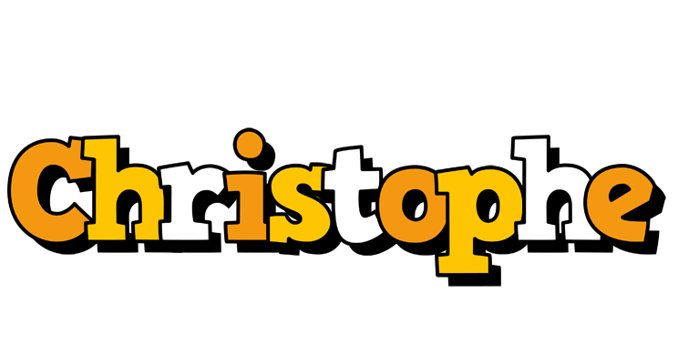 Christophe cartoon logo