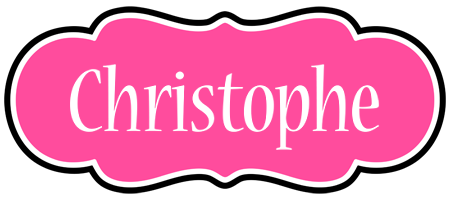 Christophe invitation logo