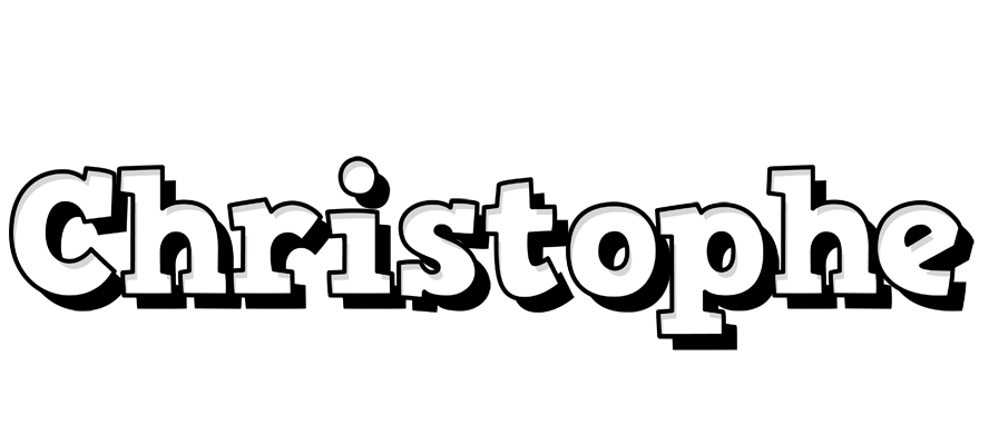 Christophe snowing logo