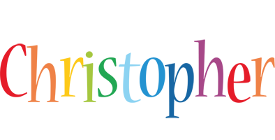 Christopher birthday logo
