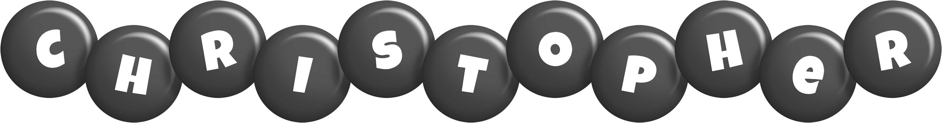 Christopher candy-black logo