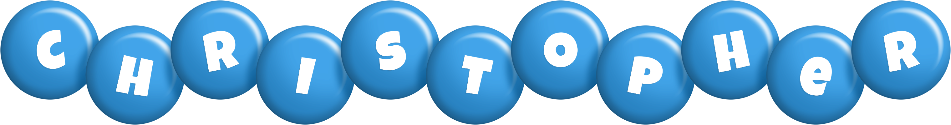 Christopher candy-blue logo