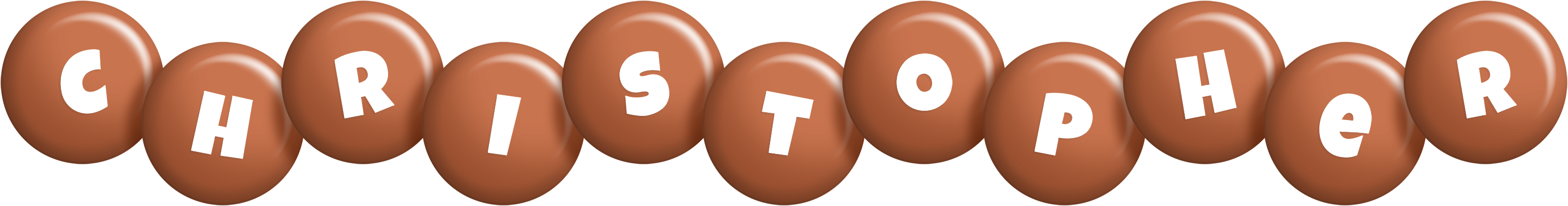 Christopher candy-brown logo