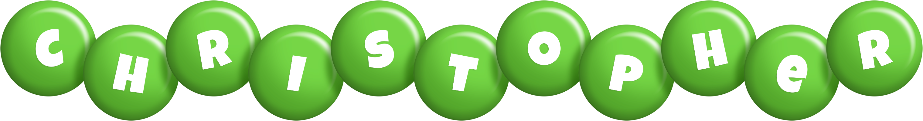 Christopher candy-green logo