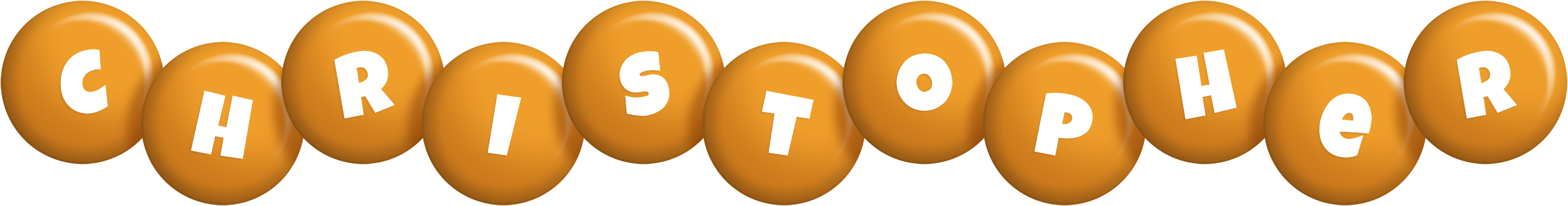 Christopher candy-orange logo