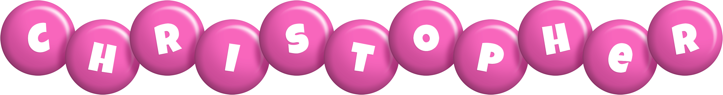 Christopher candy-pink logo