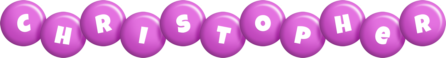 Christopher candy-purple logo