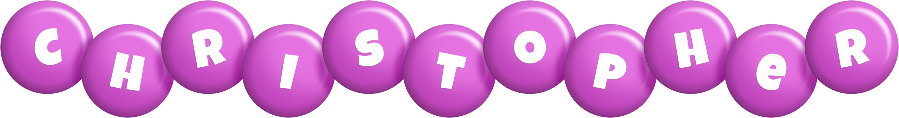 Christopher candy-purple logo