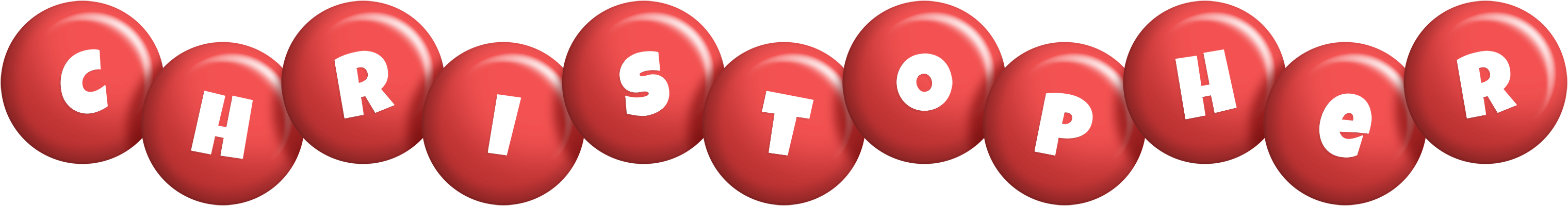 Christopher candy-red logo