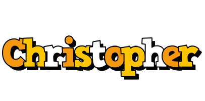 Christopher cartoon logo