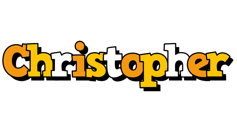 Christopher cartoon logo