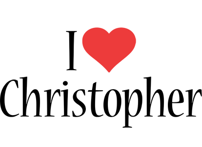 Christopher Logo Name Logo Generator I Love Love Heart Boots Friday Jungle Style