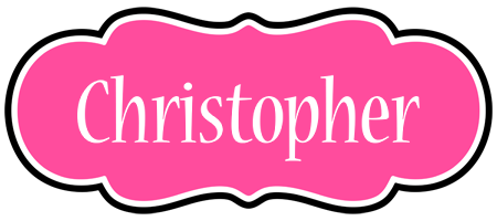 Christopher invitation logo