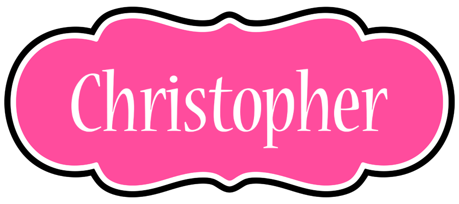 Christopher invitation logo