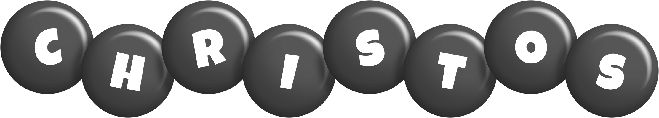 Christos candy-black logo