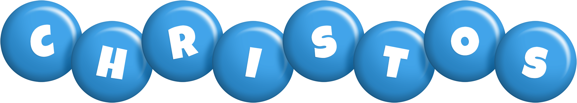 Christos candy-blue logo