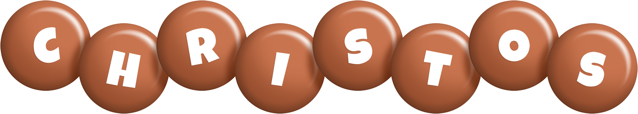 Christos candy-brown logo