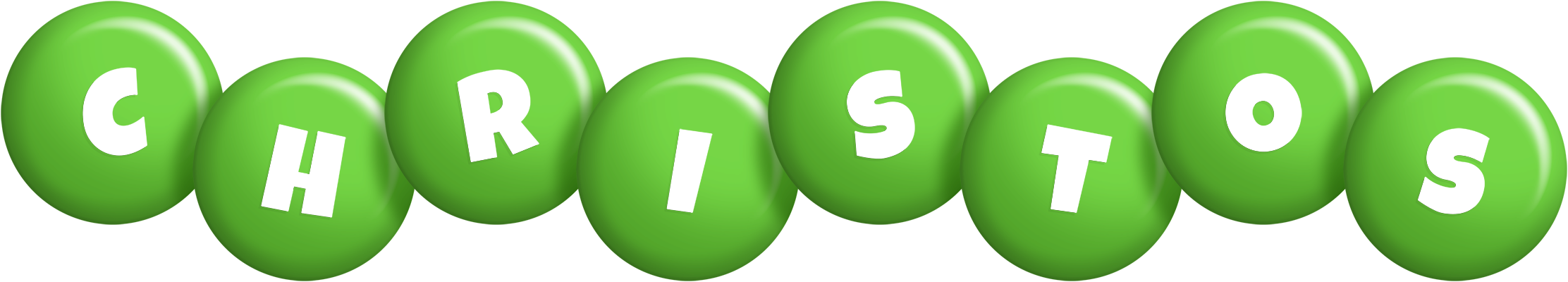 Christos candy-green logo