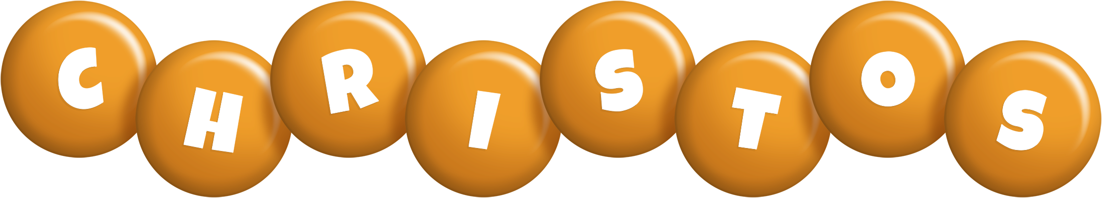 Christos candy-orange logo