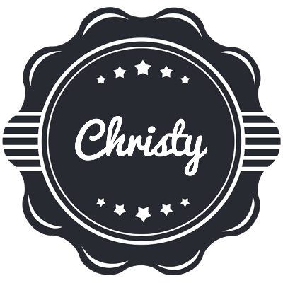 Christy badge logo