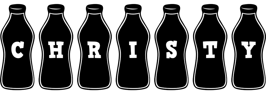 Christy bottle logo