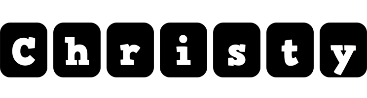 Christy box logo