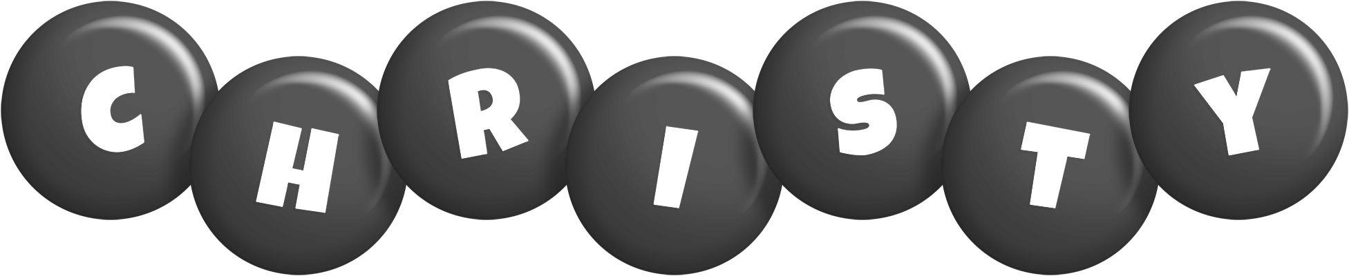 Christy candy-black logo
