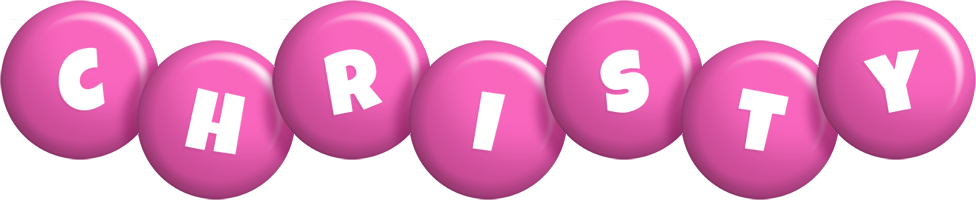 Christy candy-pink logo