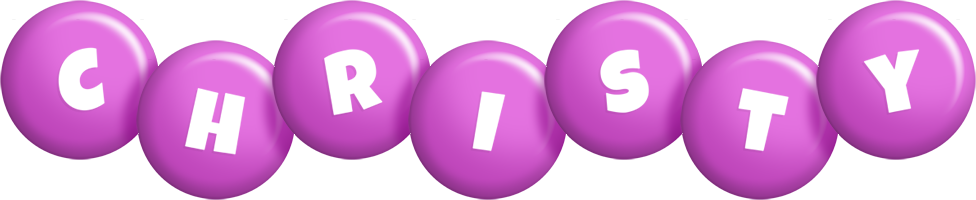 Christy candy-purple logo