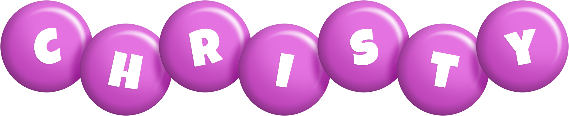 Christy candy-purple logo
