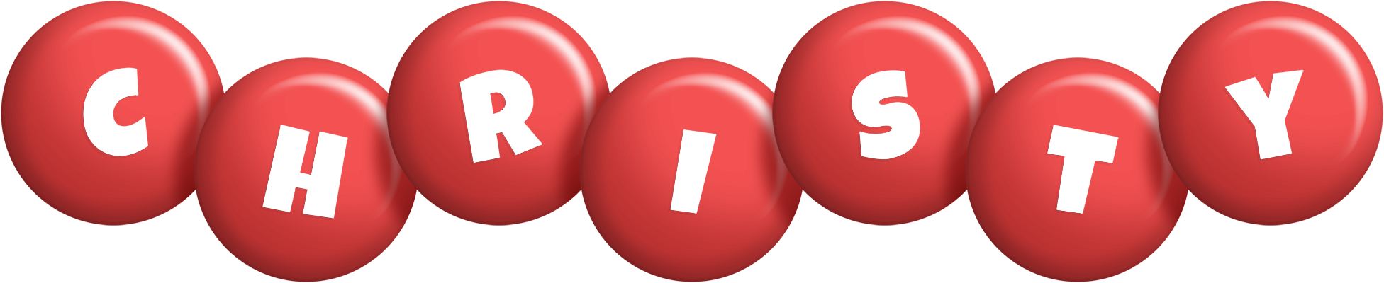 Christy candy-red logo