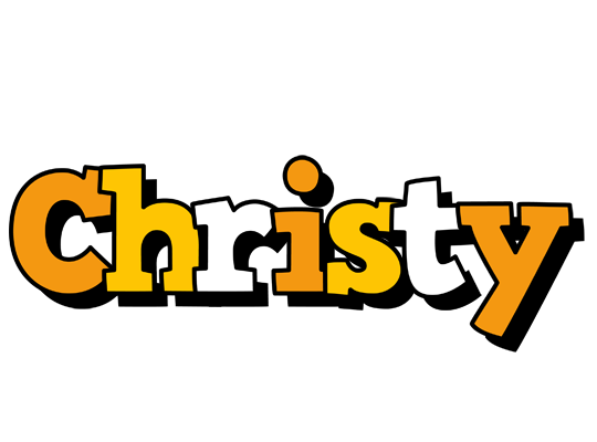 Christy cartoon logo