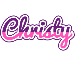 Christy cheerful logo
