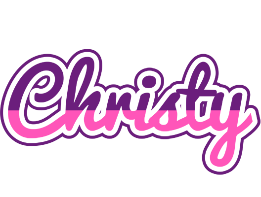 Christy cheerful logo