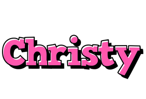 Christy girlish logo