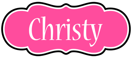 Christy invitation logo