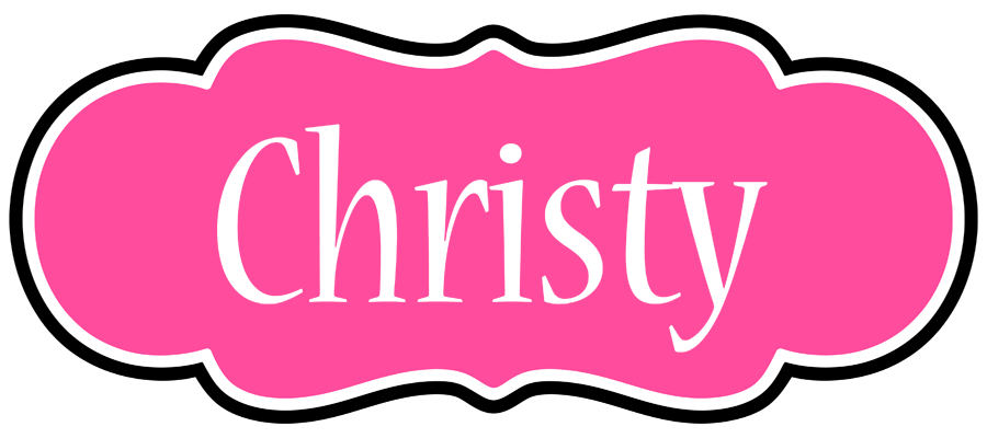 Christy invitation logo